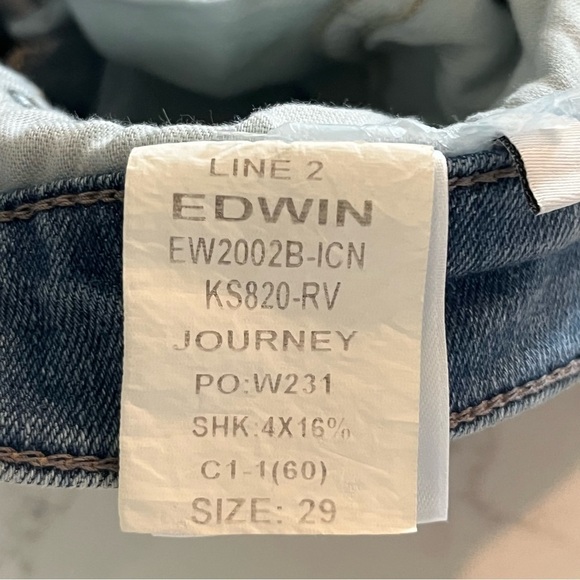 Anthropologie Edwin Cassia Mini Boot Jeans 29 - Picture 8 of 13